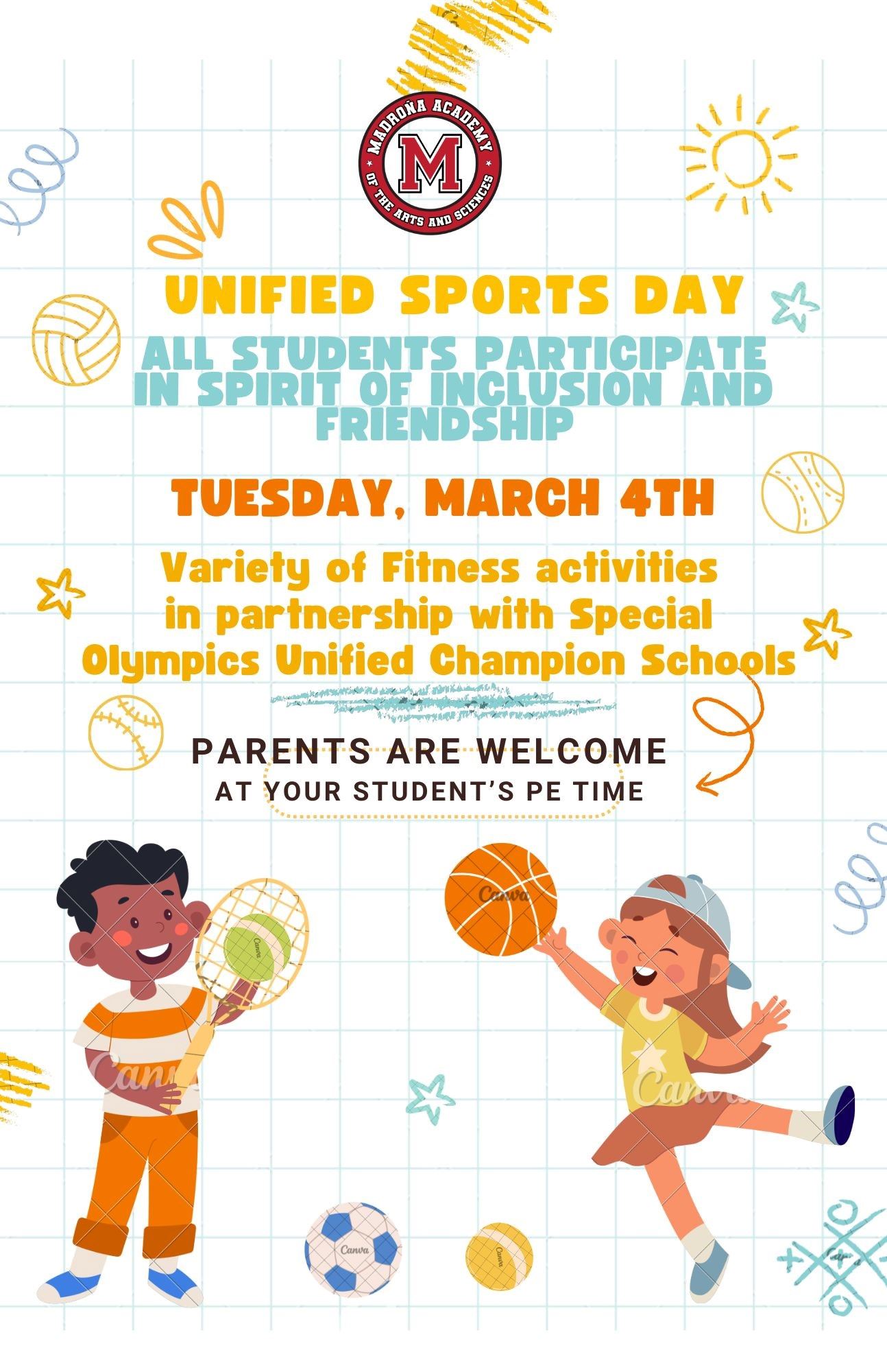  March 4 - Unified Sports Day